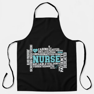 Cute Nurse RN LVN Nursing School Medical Apron