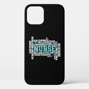 Cute Nurse RN LVN Nursing School Medical iPhone 12 Pro Case