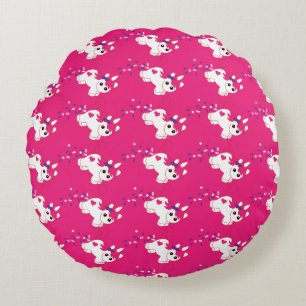 Cute Nursery Unicorn Decor   Round Cushion