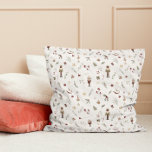 Cute Nutcracker Ballerina Watercolor Christmas Cushion<br><div class="desc">Welcome into the iconic holiday wonderland, brought to you in all of its splendour on this stunning Cute Nutcracker Ballerina Watercolor Christmas Throw Pillow. Imagine cosy evenings spent nestled up by the fire with loved ones and a sprinkle of magic in the air - this cosy pillow is your perfect...</div>