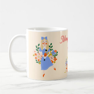 Cute Nutcracker Ballet Clara Rat King Christmas Coffee Mug