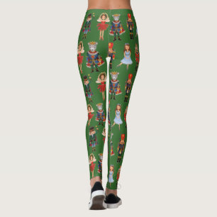 Cute Nutcracker Christmas Holiday Winter Party Leggings
