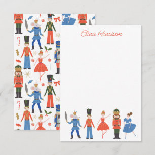 Cute Nutcracker Personalised Christmas Thank You Card