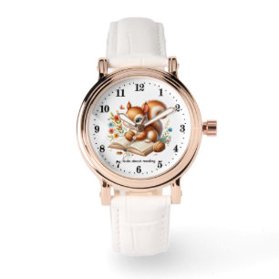 Cute nutty squirrel customisable watch