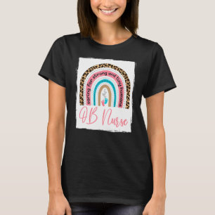 Cute Ob Nurse Rainbow Obstetrics Ob Gyn Labour Del T-Shirt