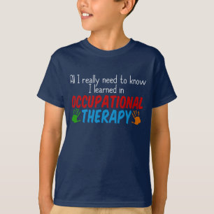 Cute Occupational Therapy Handprints T-Shirt