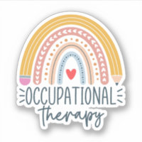 Cute Occupational Therapy Therapist Rainbow