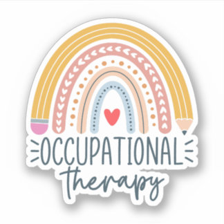 Cute Occupational Therapy Therapist Rainbow