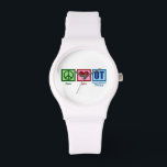 Cute Occupational Therapy Watch<br><div class="desc">Peace Love OT. A peace sign,  heart,  and occupational therapy on a gift for your favourite therapist.</div>