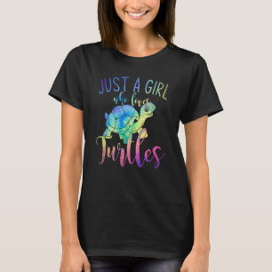 Cute Ocean Animal Lover Zoo Keeper Women Girls Tur T-Shirt