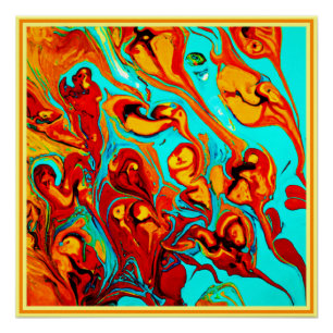 Cute Ocean Patterns Art. Buy Now Poster