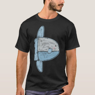 Cute Ocean Sunfish Illustration T-Shirt