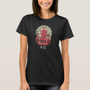 Cute Octo Sushi Bar Raw Fish Roll Cook For Life Ta T-Shirt