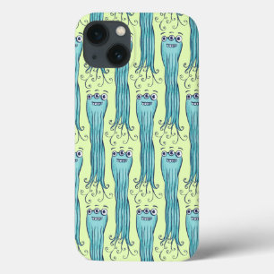 Cute Octopus Alien Monster Character iPhone 13 Case