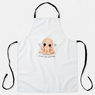 Cute Octopus Apron - I can cook anything