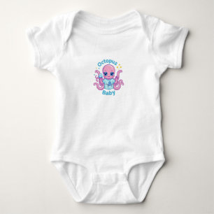 Cute Octopus Baby – Fun Marine Design   Bodysuit
