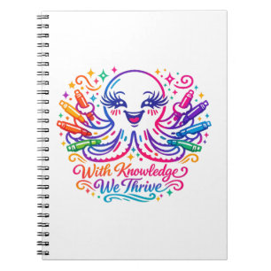 Cute Octopus Back to School Notebook