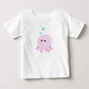 Cute octopus cartoon baby T-Shirt