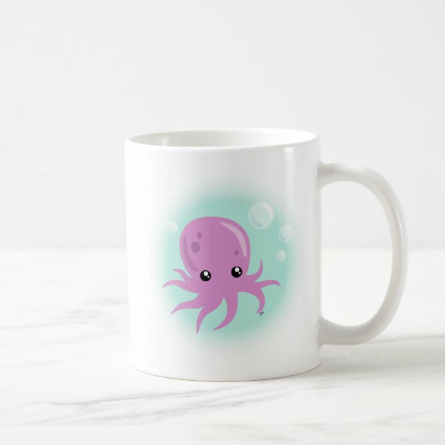 Cute Octopus Coffee Mug (Right)