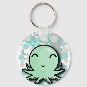 cute octopus design key ring