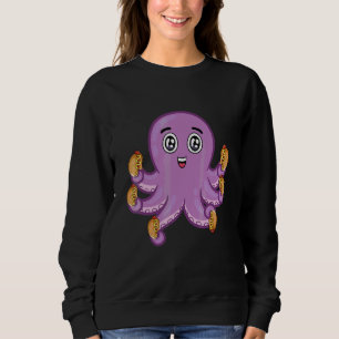 Cute Octopus Hot Dog Sweatshirt
