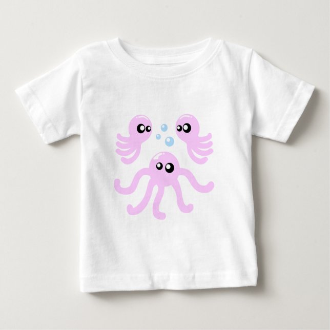Cute Octopus Infant T-Shirt (Front)