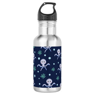 Cute Octopus Pattern 532 Ml Water Bottle