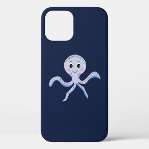 Cute Octopus Pattern iPhone 12 Case