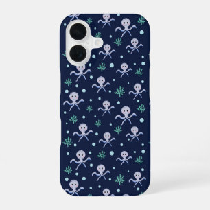 Cute Octopus Pattern iPhone 16 Case