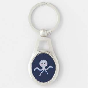 Cute Octopus Pattern Key Ring