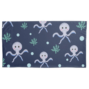 Cute Octopus Pattern Pillowcase