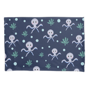 Cute Octopus Pattern Pillowcase