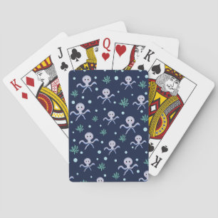 Cute Octopus Pattern Playing Cards