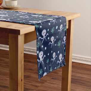 Cute Octopus Pattern Short Table Runner