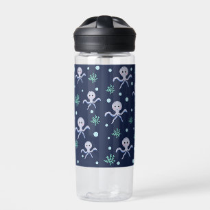 Cute Octopus Pattern Water Bottle