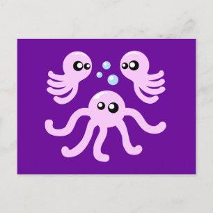 Cute Octopus Postcard