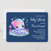 Cute Octopus Sea Creature Baby Shower