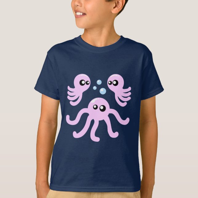 Cute Octopus T-Shirt (Front)