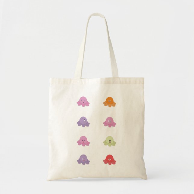 Cute Octopus Tote Bag (Front)