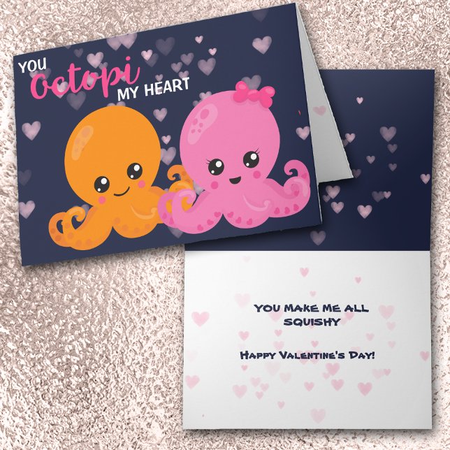 Cute Octopus Valentine Card (Creator Uploaded)