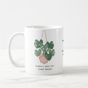 Cute Okay Plant Parent Personalised Coffee Mug