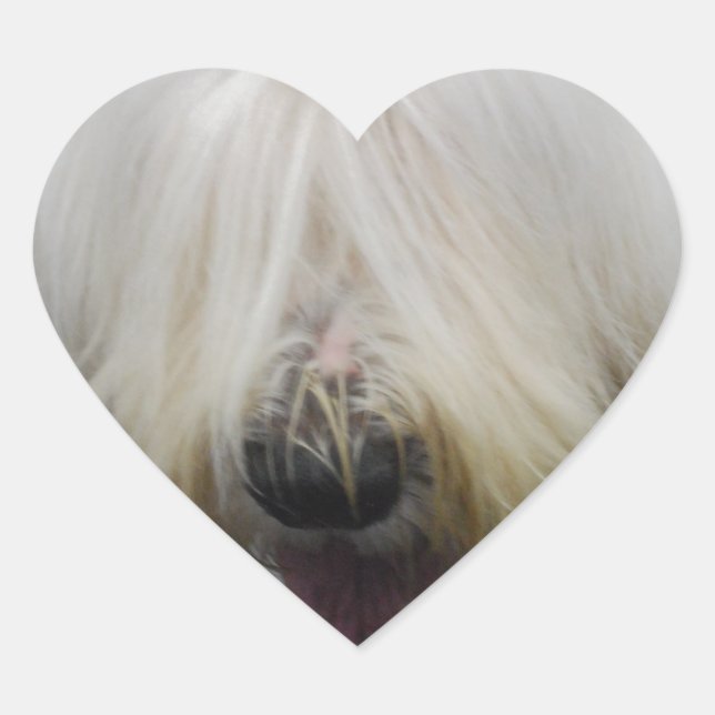 Cute Old English Sheepdog  Stickers (Front)