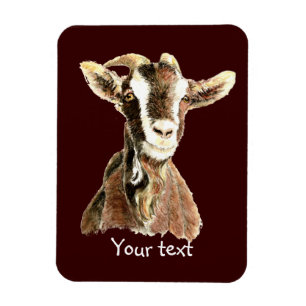 Cute Old Goat, Farm Animal Humour Magnet