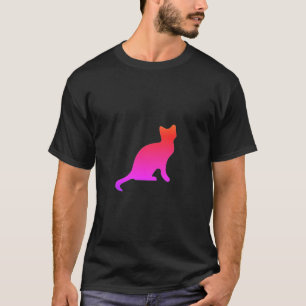 Cute ombre cat T-Shirt