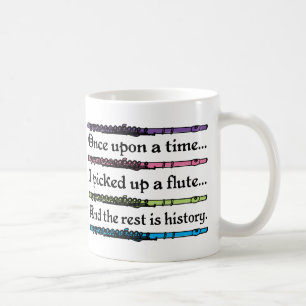 Cute Once Upon A Time Flute Coffee Mug