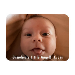 Cute One 1 Photo Personalised  Magnet