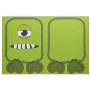 Cute One-Eyed Monster Cut and Sew Kit  Fabric