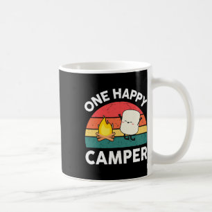 Cute One Happy Camper Kids Toddler Girl Marshmallo Coffee Mug