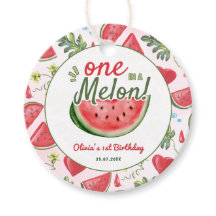 Cute One In A Melon Birthday Party
