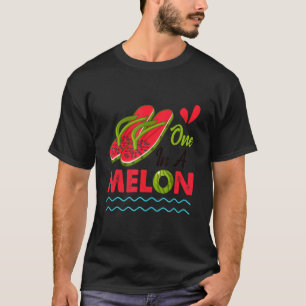 Cute One In A Melon Summer Flip Flops Watermelon T-Shirt